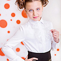 Блузка шкільна Веснянка біла 3024-1 - ціна