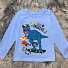 Реглан для хлопчика Фламінго Динозавр блакитний 186-416 - ціна