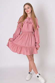 Сукня для дівчинки Mevis пудра 5081-05 - ціна