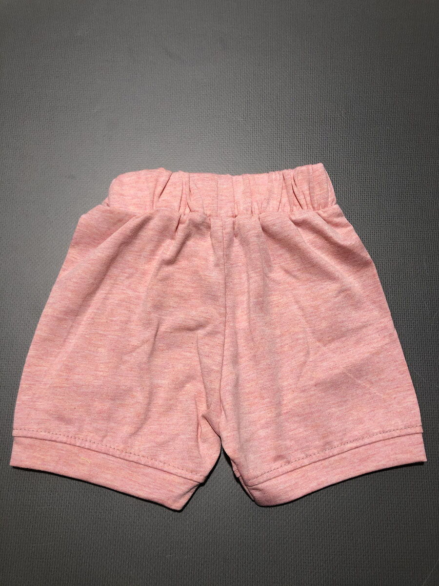 Летние шорты для девочки розовые 019353 - картинка