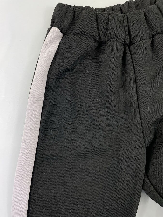 Спортивный костюм для девочки Фламинго черный 774-336 - картинка