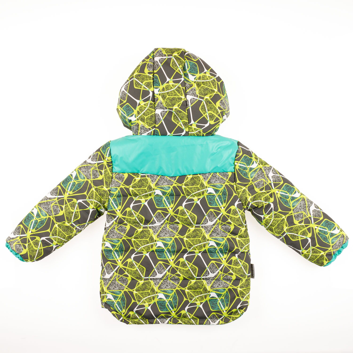 Куртка для мальчика ОДЯГАЙКО Паутинка зеленая 22096 - фотография
