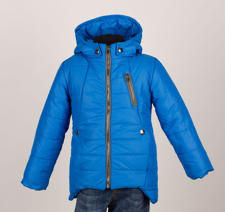 Куртка зимняя для мальчика Одягайко синяя 2815 - цена