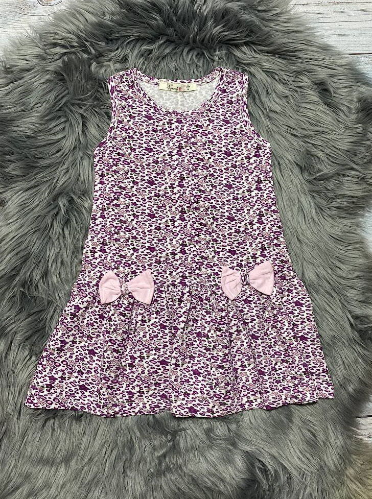 Сарафан для девочки Barmy Цветочки сиреневый 0424 - фотография