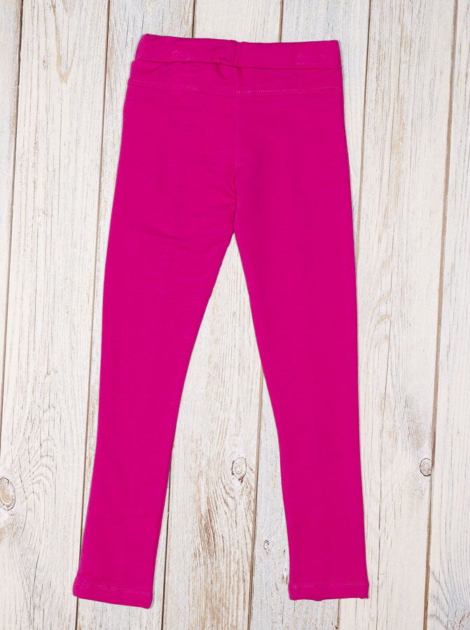 Трикотажные лосины для девочки Brezze малиновые 7082 - фото