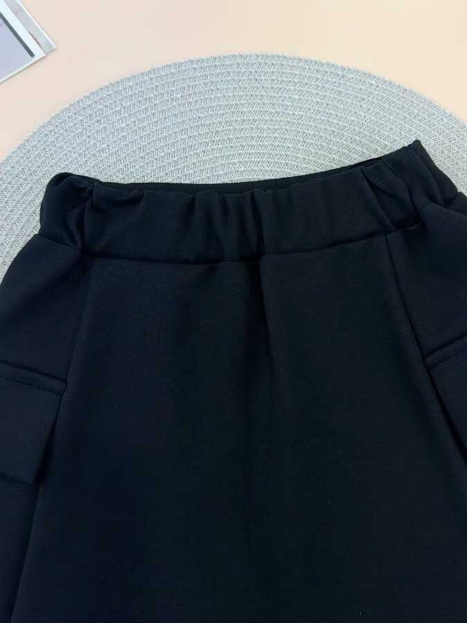 Юбка школьная для девочки Mevis черная 4924-02 - фото