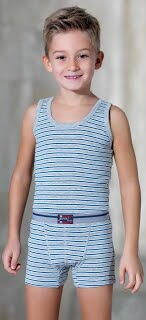 Комплект белья для мальчика (майка+боксеры) BRIX серый 9044 - цена