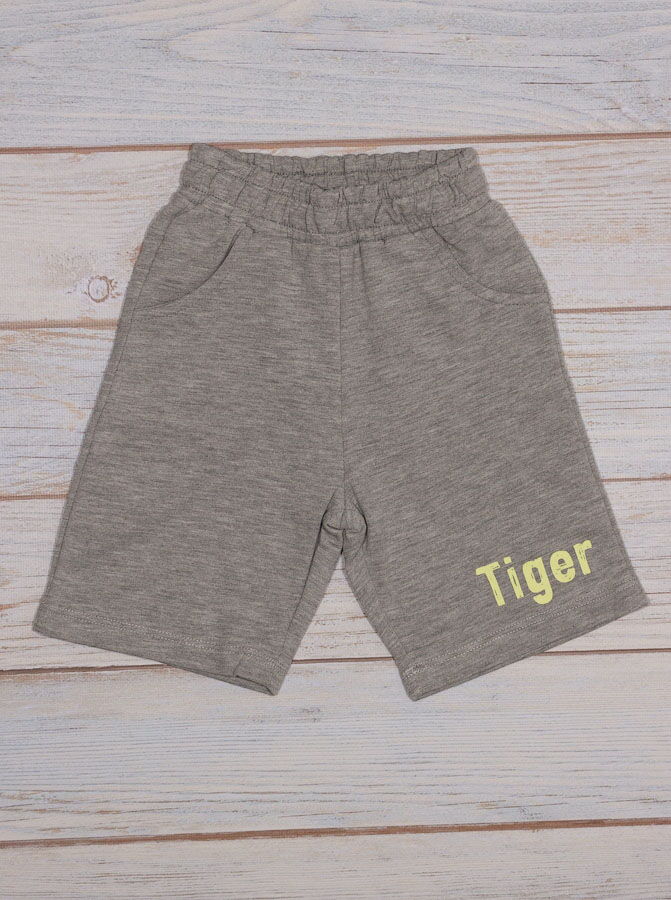 Комплект футболка и шорты для мальчика Breeze Tiger желтый 14379 - размеры