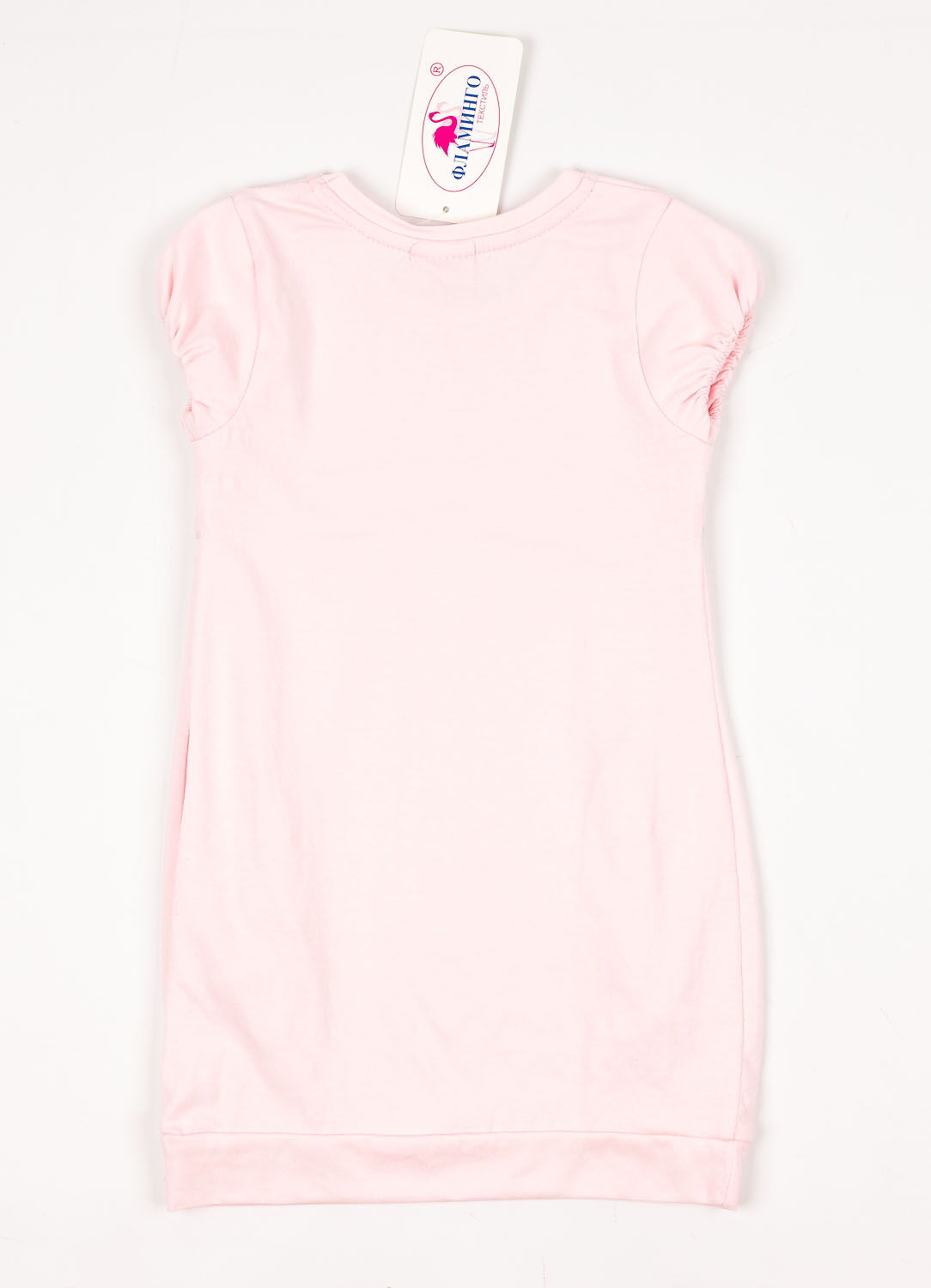 Платье-туника для девочки Фламинго розовое 904-416 - размеры