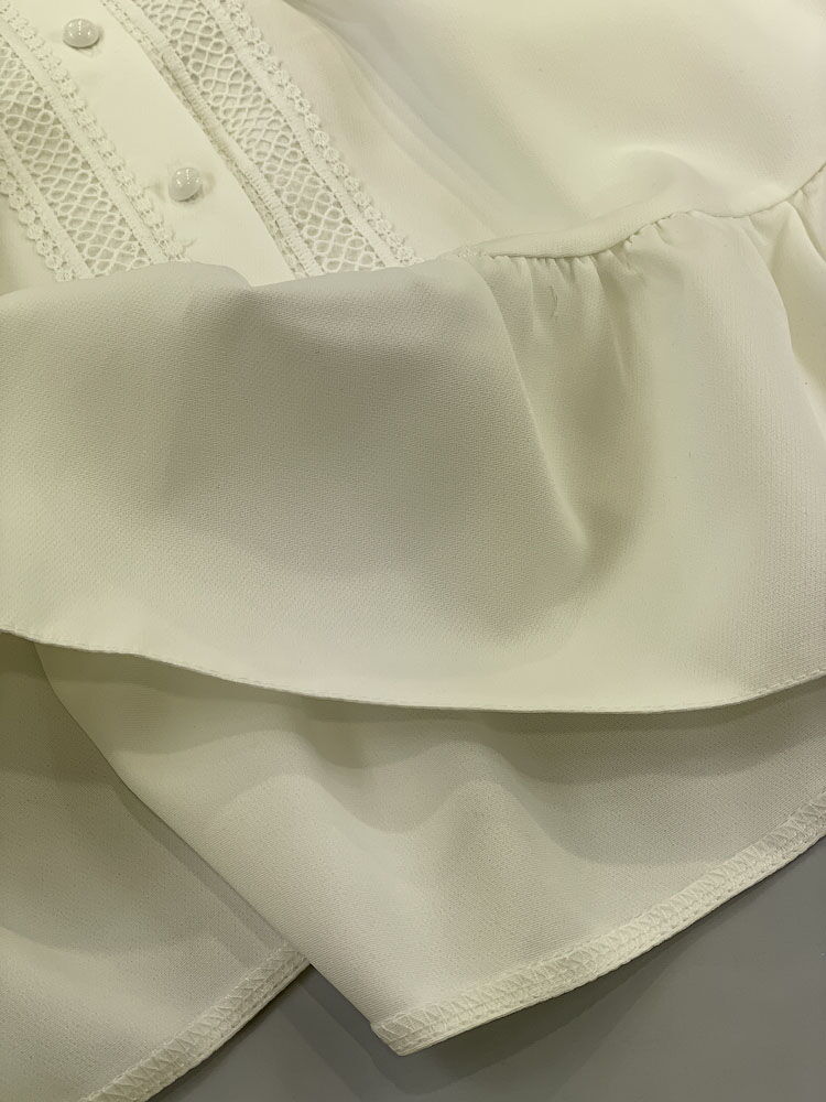 Нарядное платье для девочки Mevis Орнамент молочное 5041-01 - купить