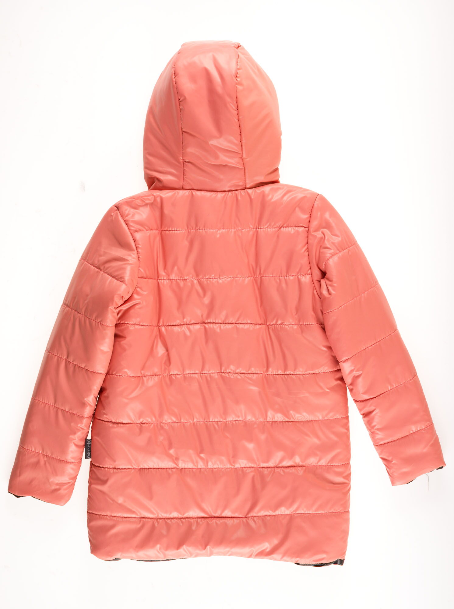 Куртка для девочки ОДЯГАЙКО коралловая 22134О - фото