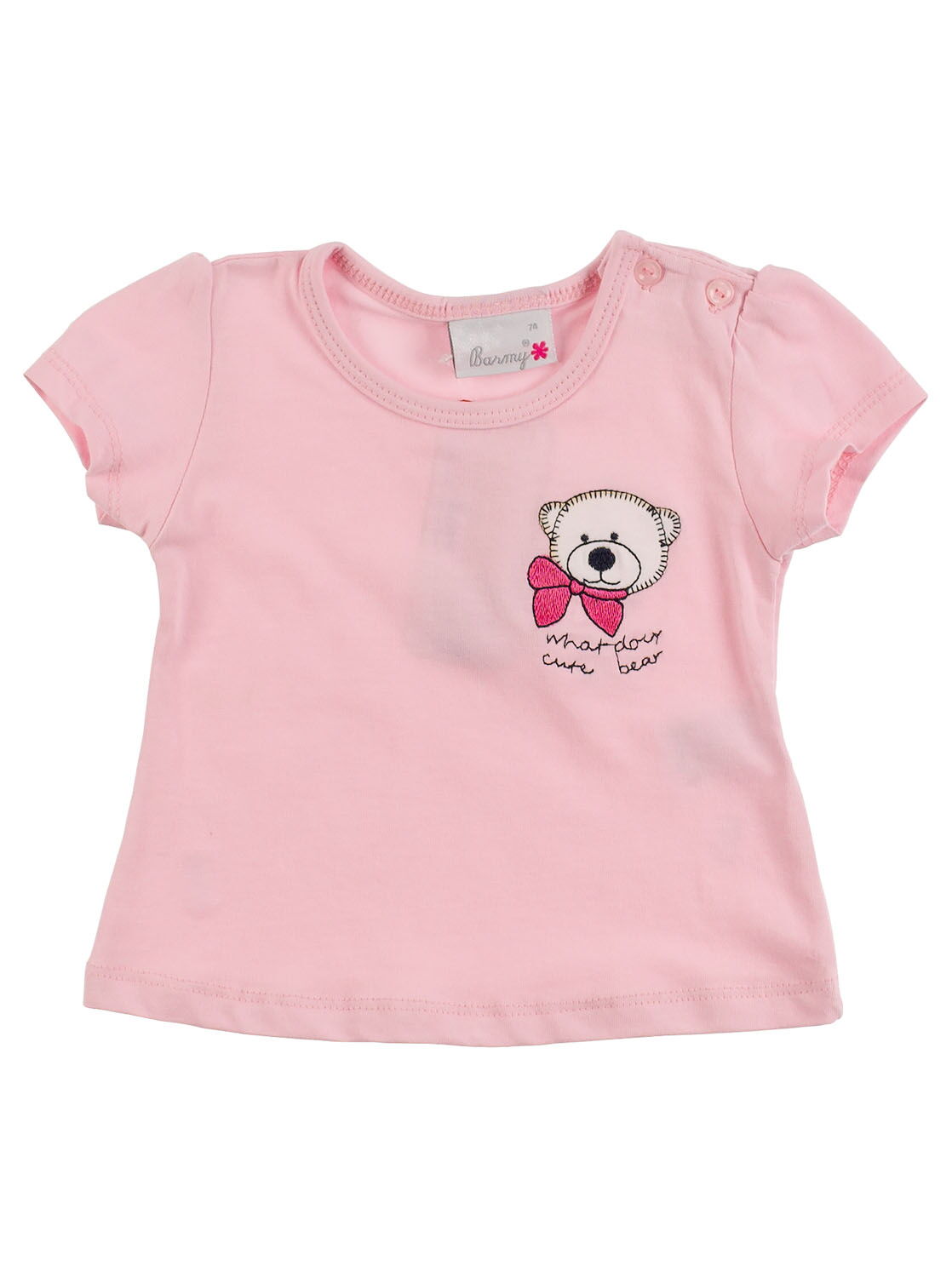 Комплект футболка и бриджи Barmy Мишка розовый 0041 - фото