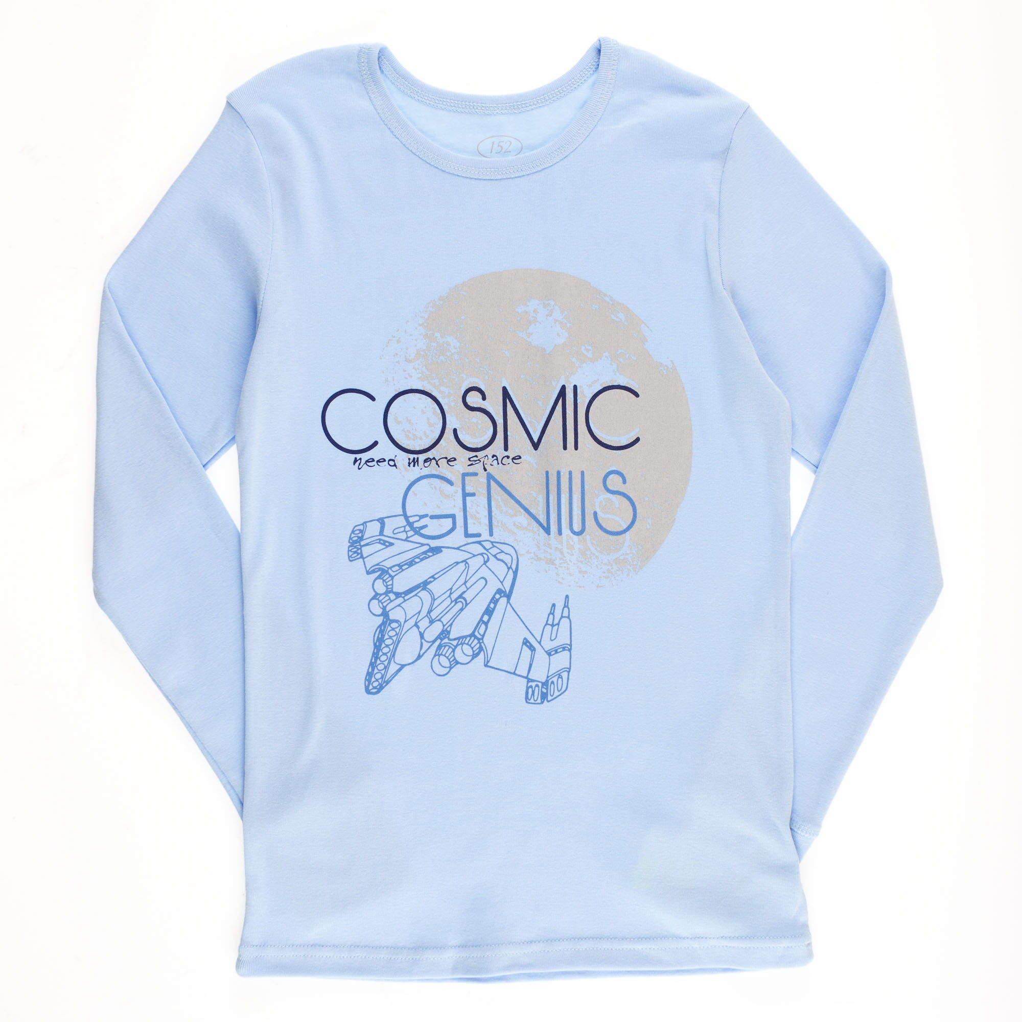 Пижама для мальчика Фламинго Соsmic голубая 283-1006 - купить