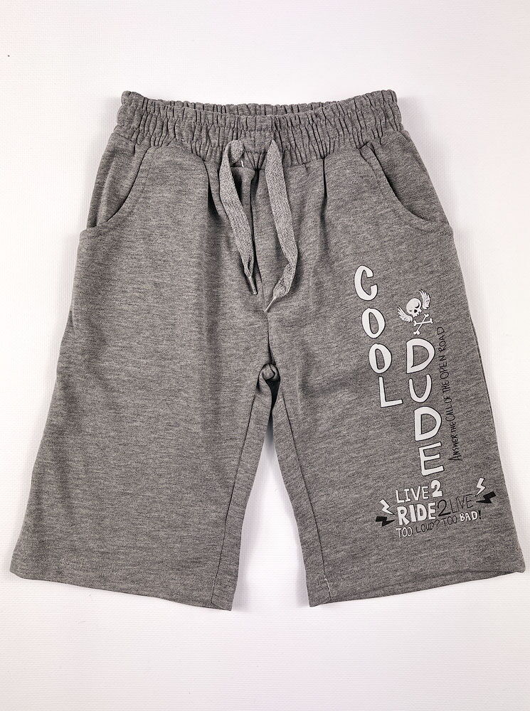 Комплект футболка и шорты для мальчика Breeze Cool Dude серый 15397 - Киев