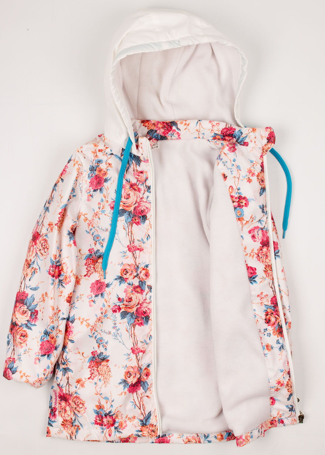 Куртка для девочки Одягайко белая 2659 - размеры