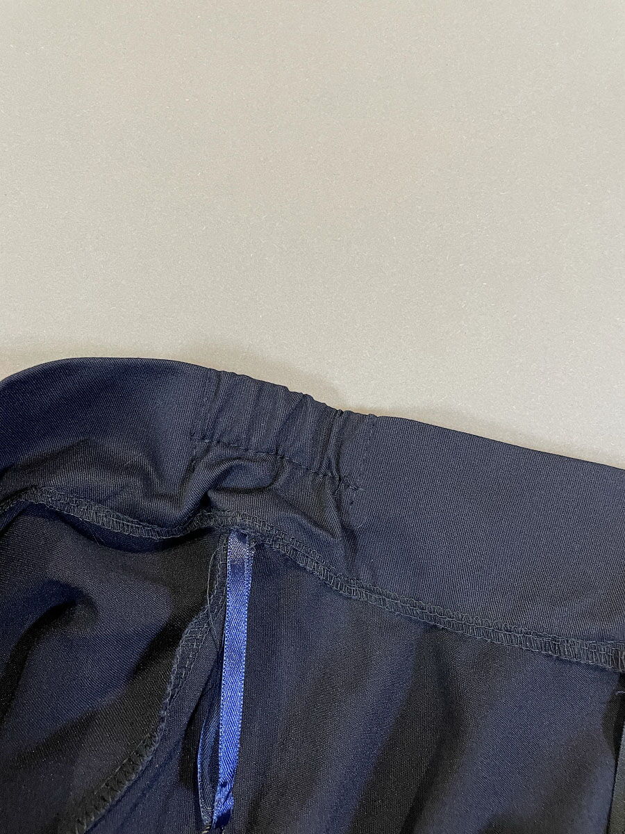 Школьная юбка с кружевом для девочки MakRus темно-синяя 105 - размеры