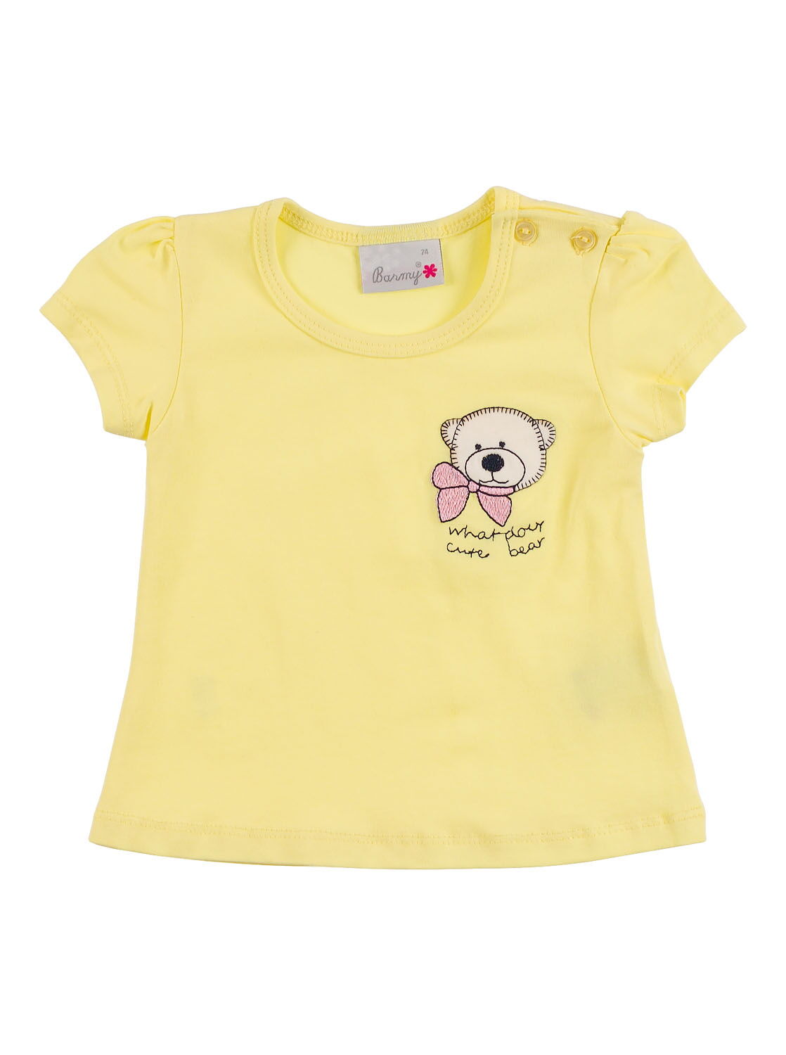 Комплект футболка и бриджи Barmy Мишка желтый 0041 - размеры