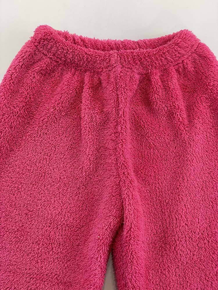Теплая пижама махра для девочки Фламинго малиновая 855-905 - купить