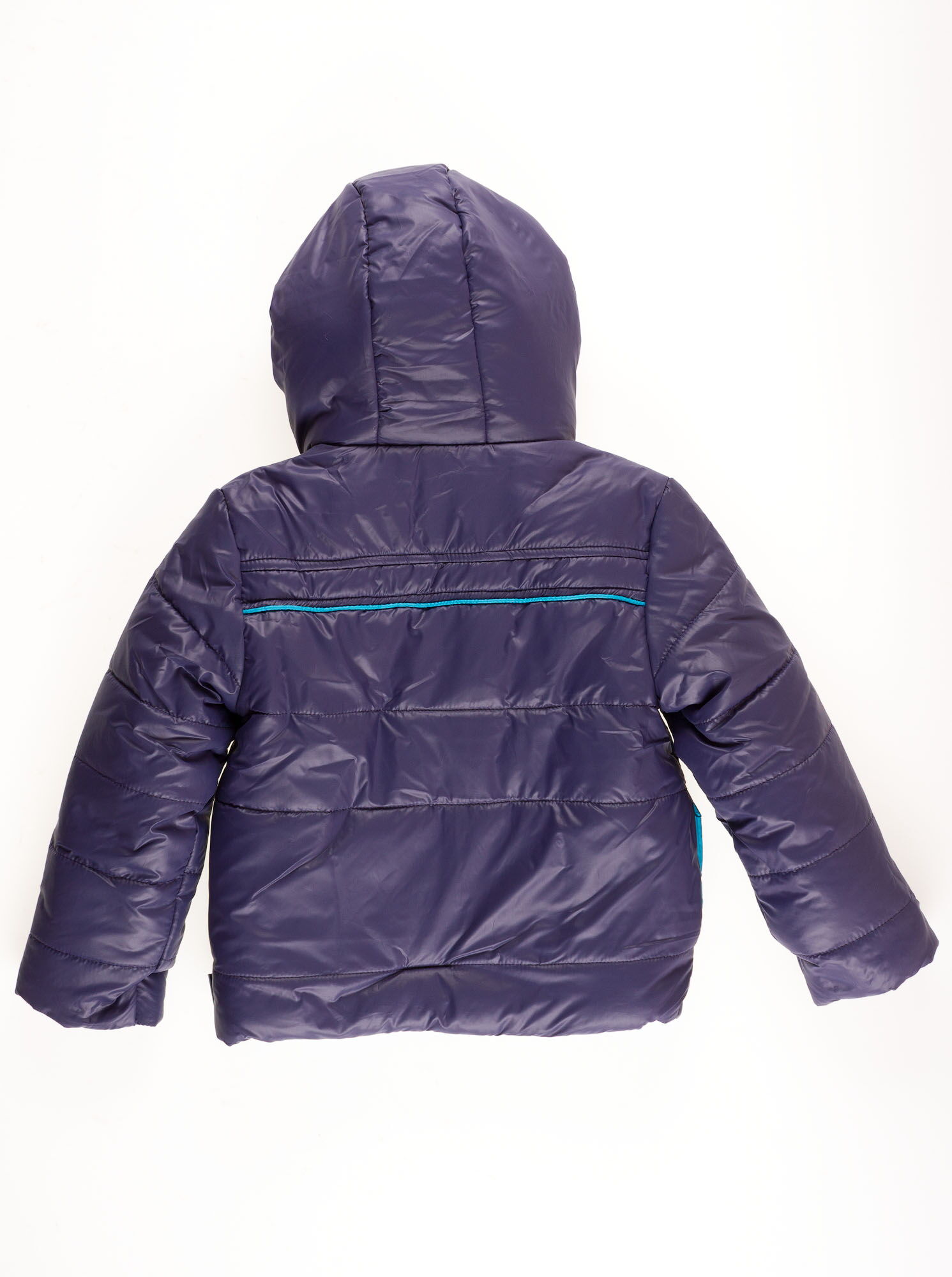 Куртка зимняя для мальчика Одягайко фиолетовая 2748 - размеры