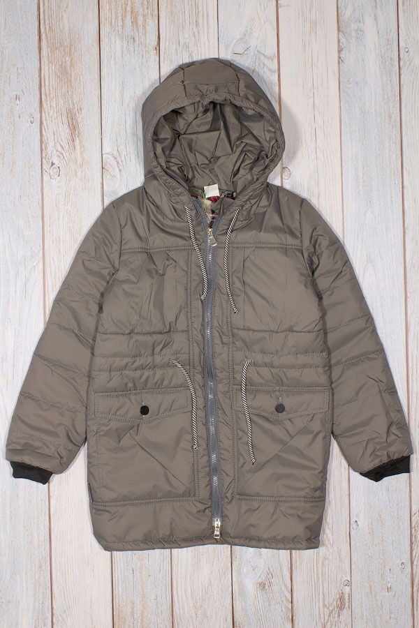 Куртка для мальчика Одягайко серая 22210 - цена