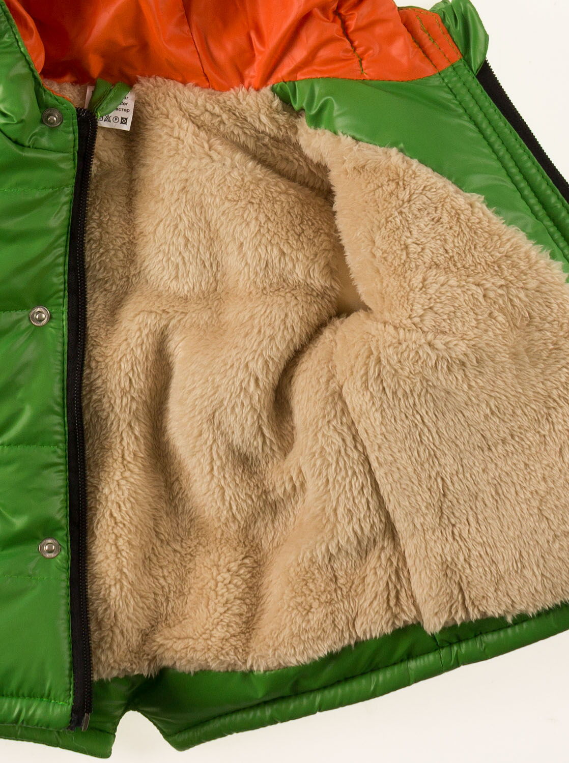 Куртка зимняя для мальчика Одягайко зеленая 20044О - картинка