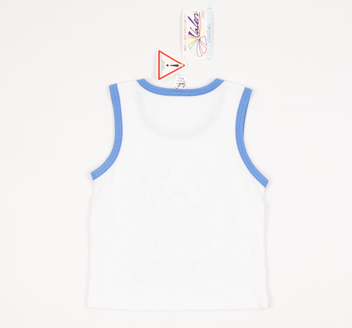 Комплект для мальчика (майка+шорты) Valeri tex Якорь белый - картинка