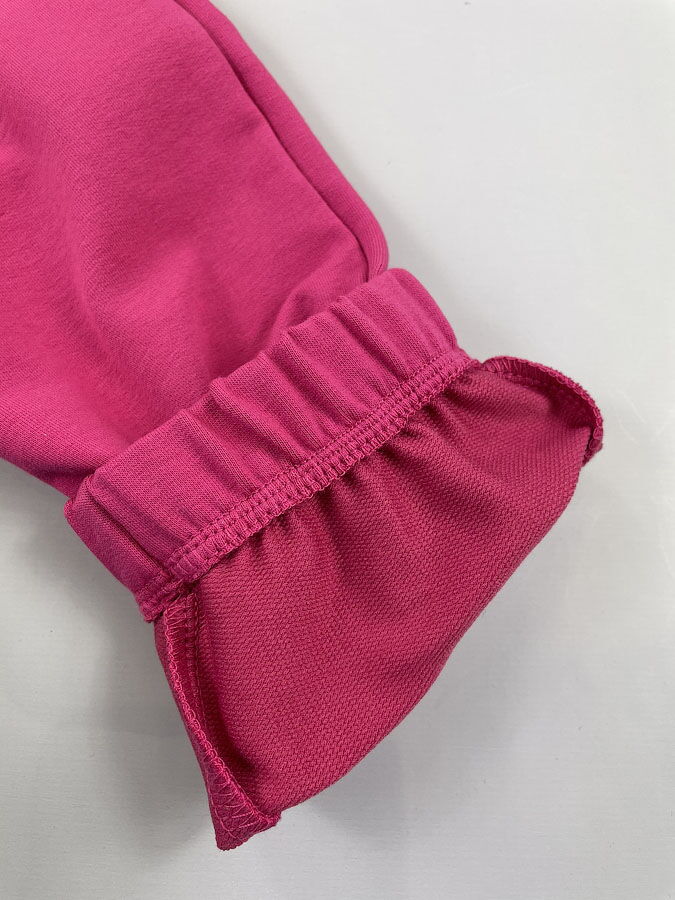 Спортивные штаны для девочки Semejka малиновые 0403 - фотография