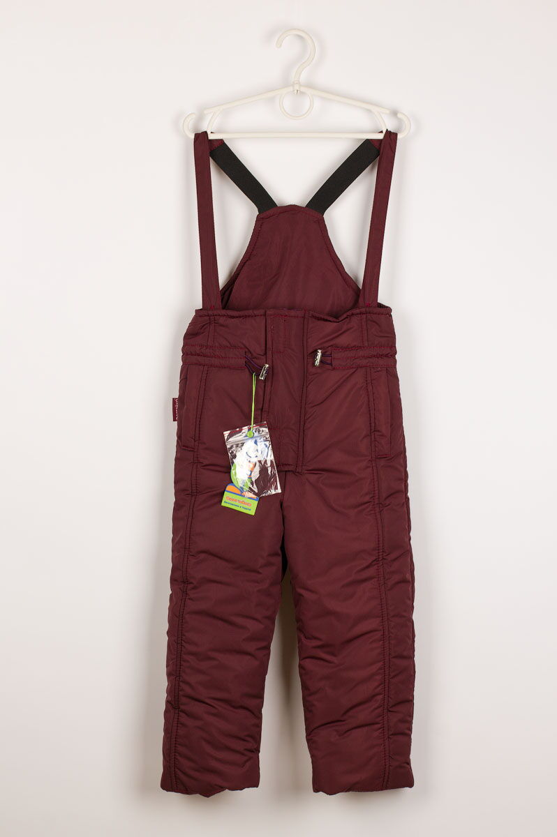 Зимний комбинезон (штаны) для девочки Одягайко бордо 3182 - цена