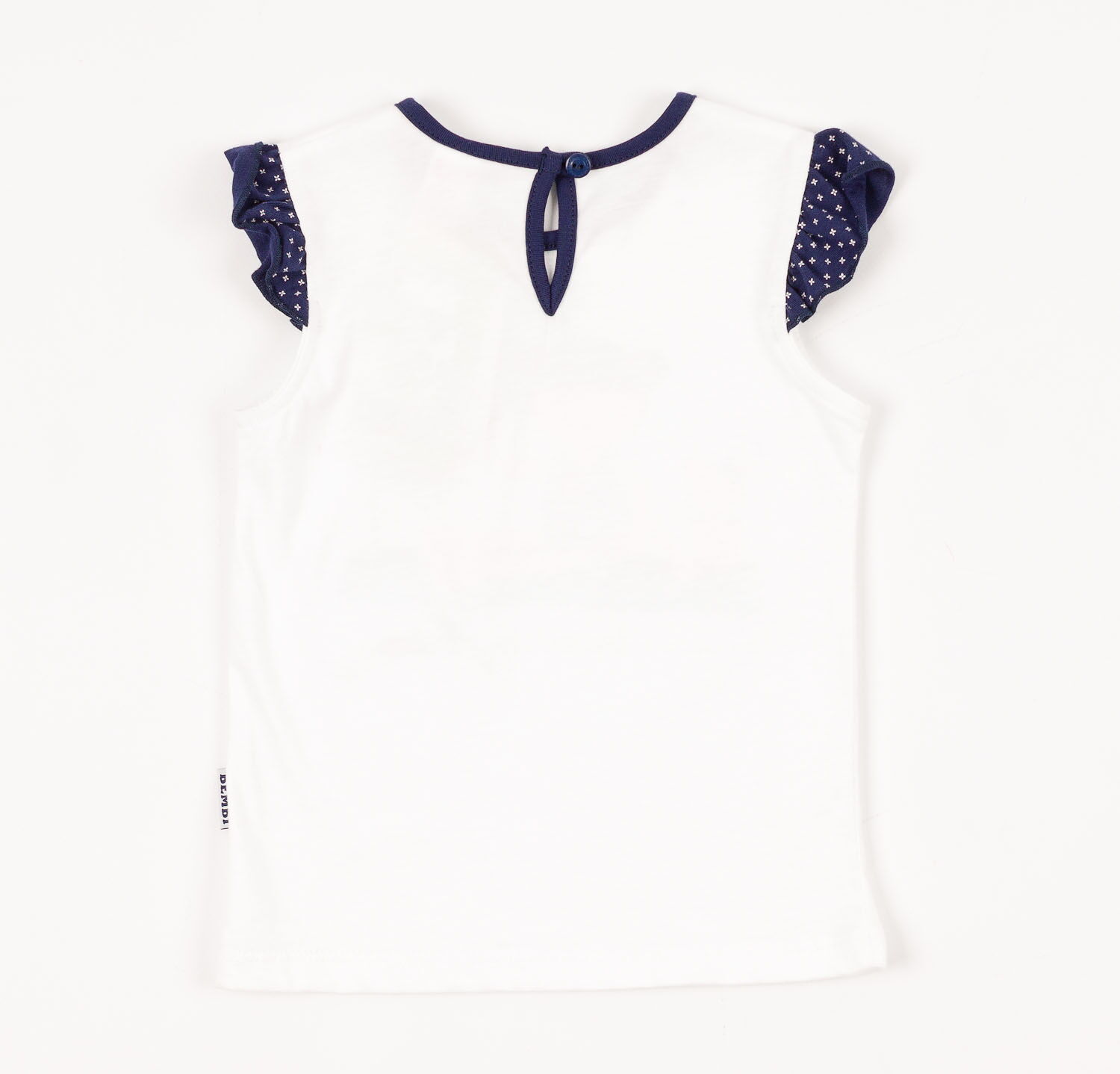 Комплект летний (футболка+шорты) для девочки Бемби синий КС412 - фотография