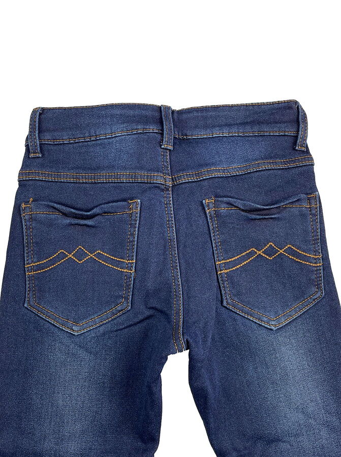Утепленные джинсы для мальчика F&D синие 1105 - фото