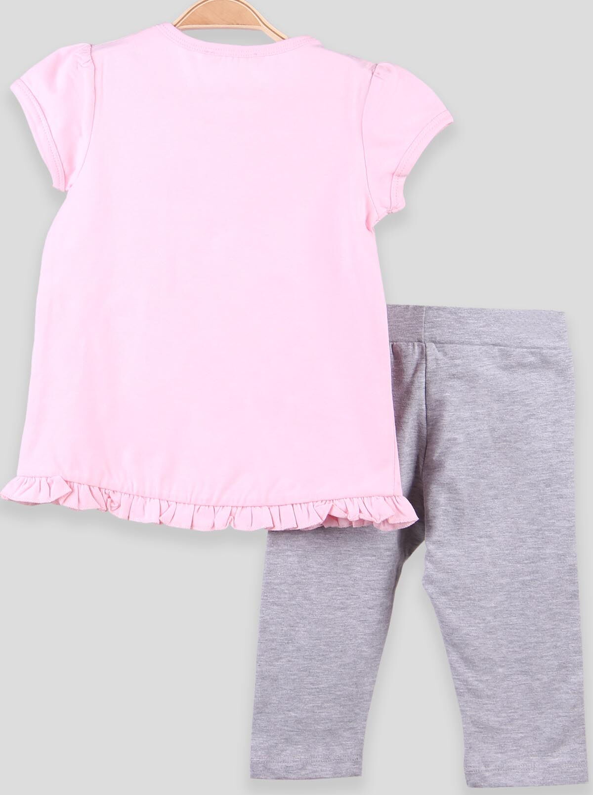 Комплект футболка и бриджи для девочки Breeze Summer Fun розовый 13733 - фото