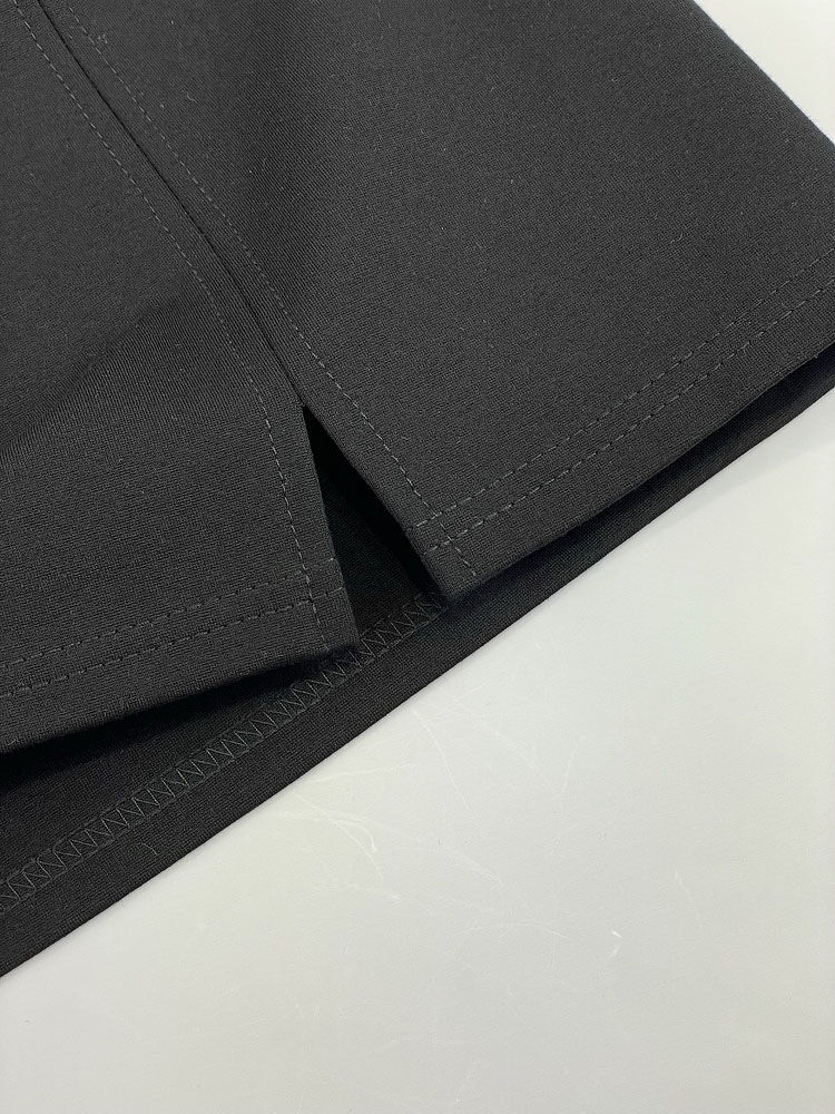 Трикотажная школьная юбка для девочки Mevis черная 3610-02 - размеры