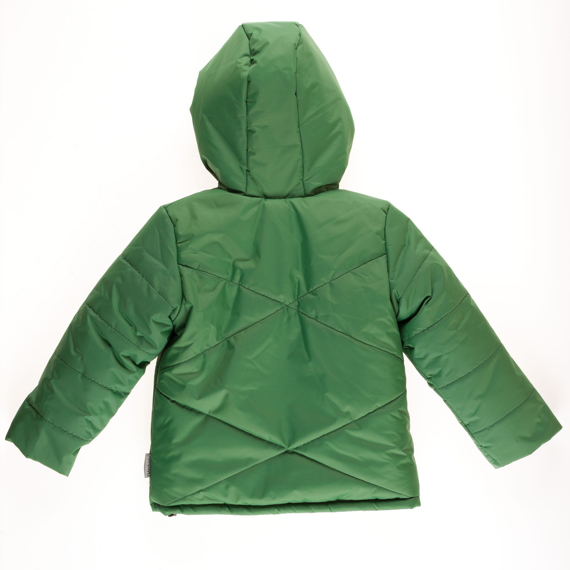 Куртка зимняя для мальчика Одягайко зеленая 20094 - размеры