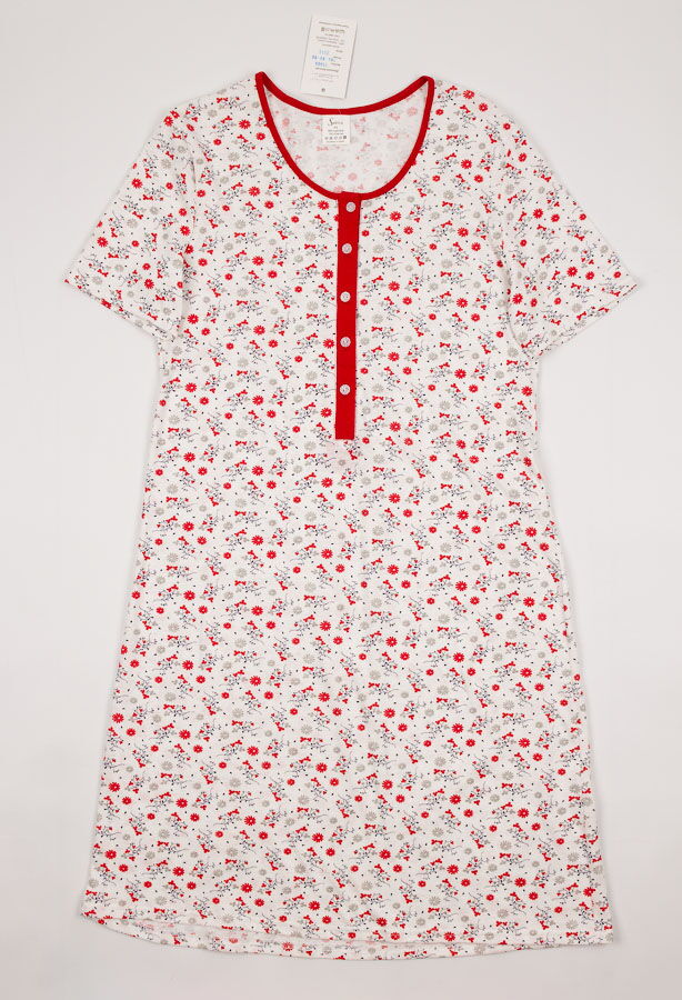 Сорочка  для кормления SABINA красный Т5006 - цена