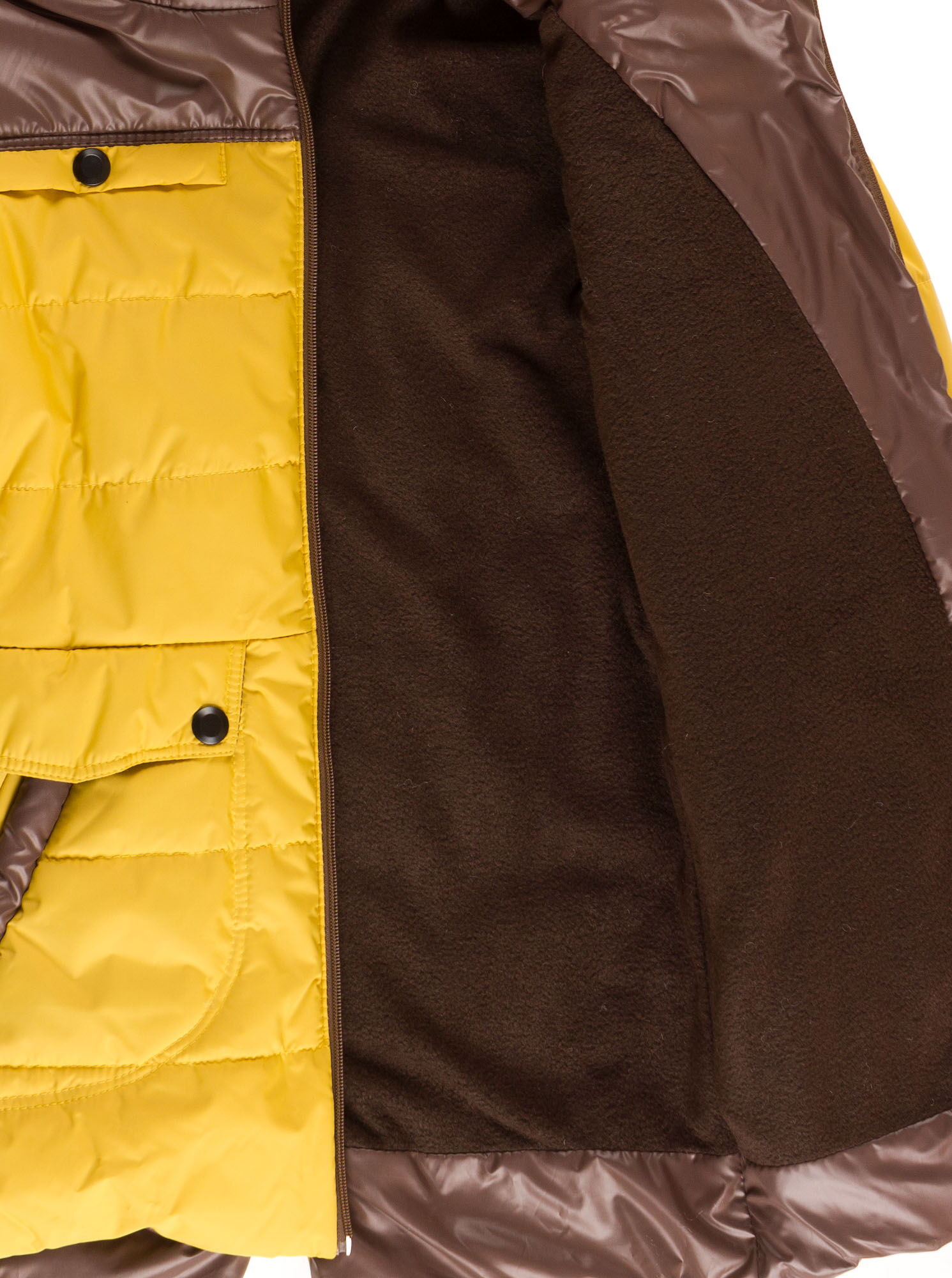 Куртка для мальчика ОДЯГАЙКО желтая 22159О - фотография
