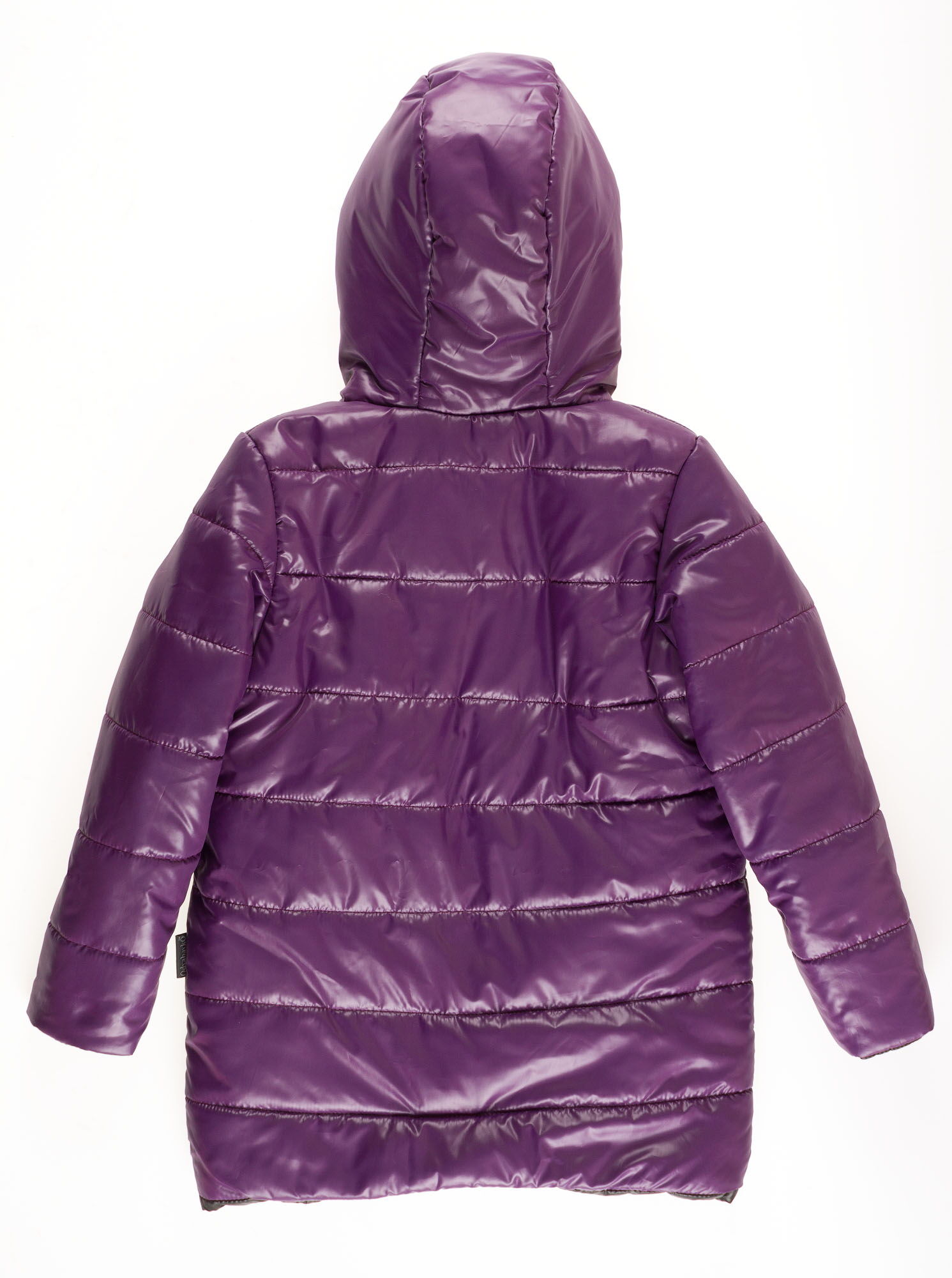 Куртка для девочки ОДЯГАЙКО темно-фиолетовая 22134О - фото
