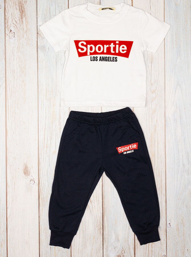 Спортивный костюм для мальчика Sincere Sportie темно-синий с красным 2677 - фото