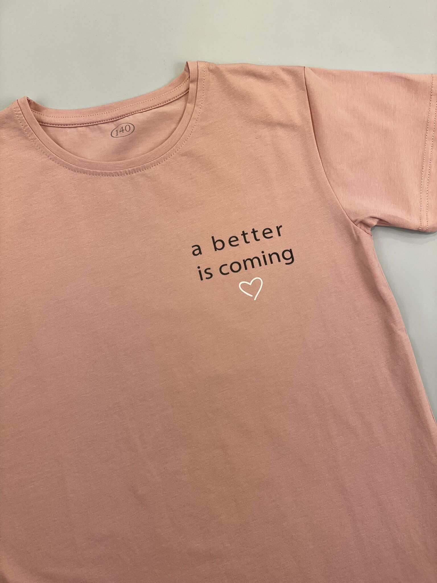 Футболка для девочки Фламинго Better розовая 806-416 - фотография