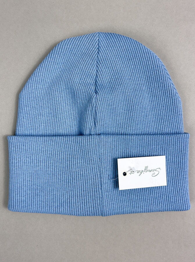 Комплект шапка и хомут Semejka Фрея голубой 9321 - размеры
