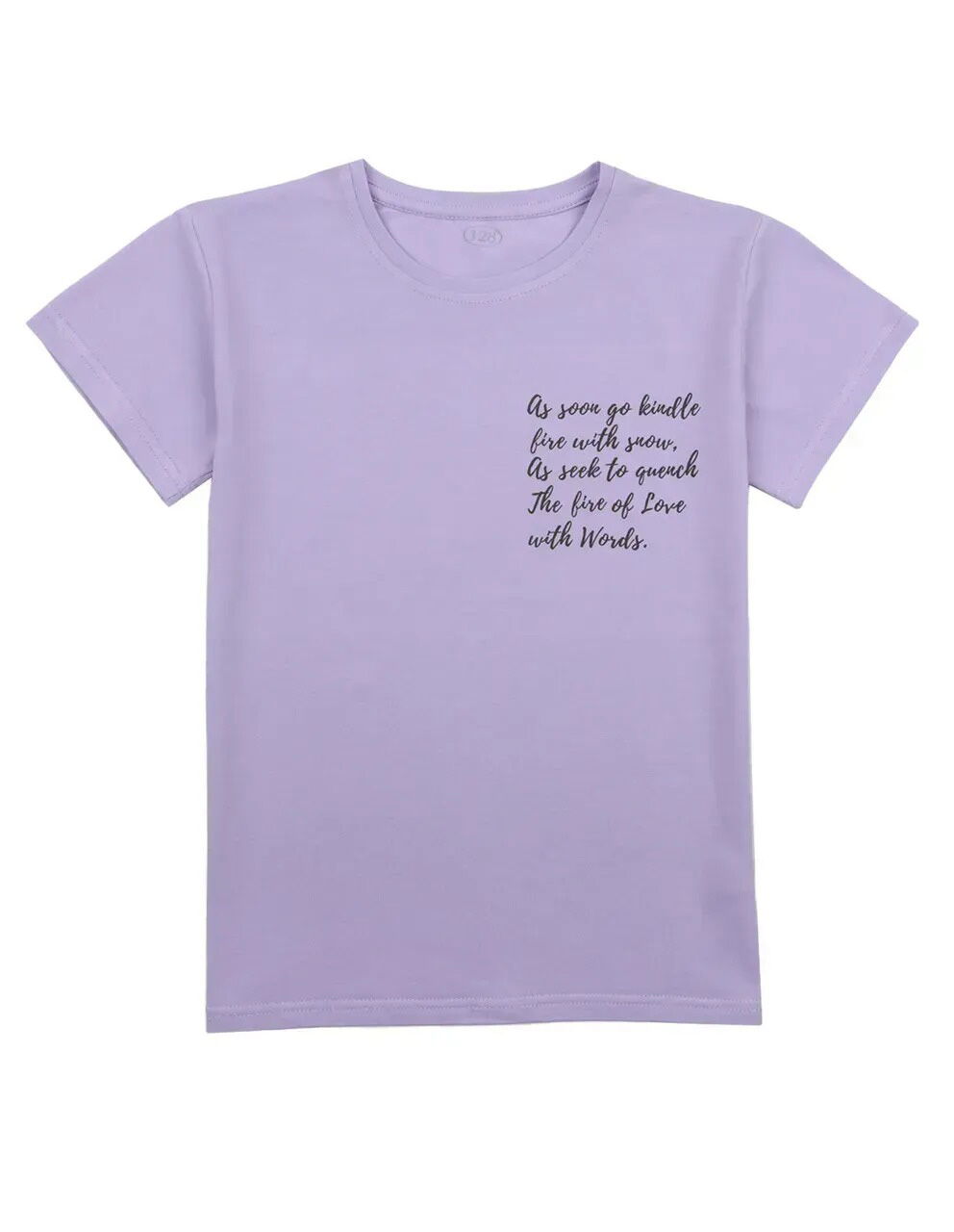 Футболка для девочки Фламинго сиреневая лаванда 806-416 - цена