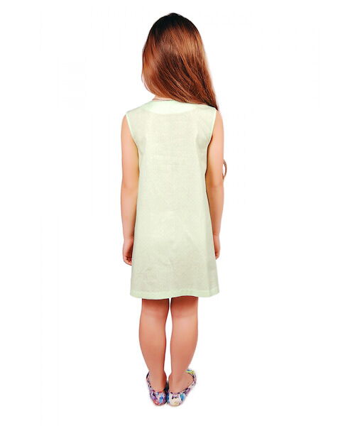 Платье-рубашка Kids Couture салатовое 61013717 - фото