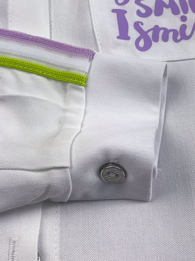 Блузка для девочки Mevis белая 3657-03 - Киев