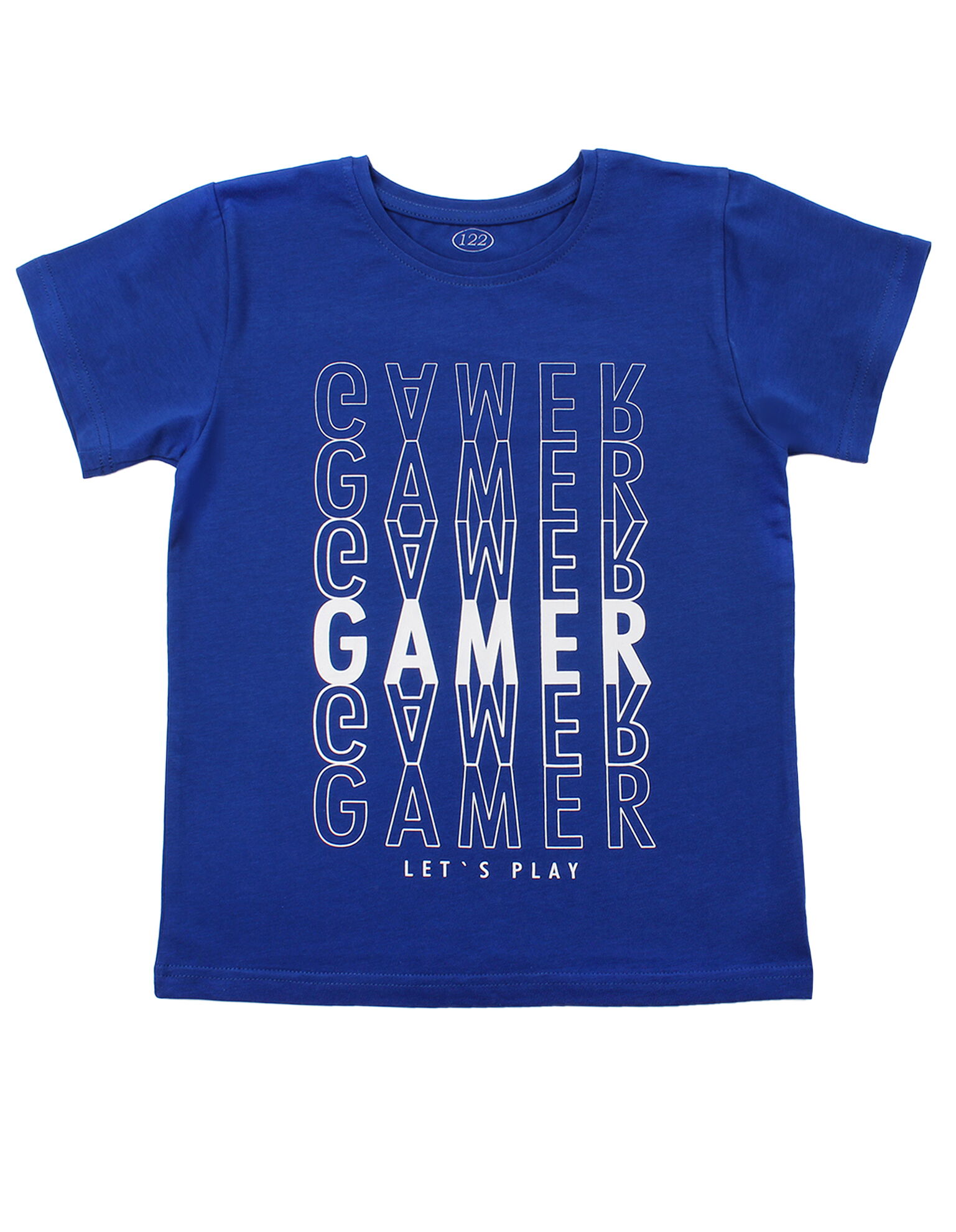 Футболка для мальчика Фламинго синяя 864-417 - цена