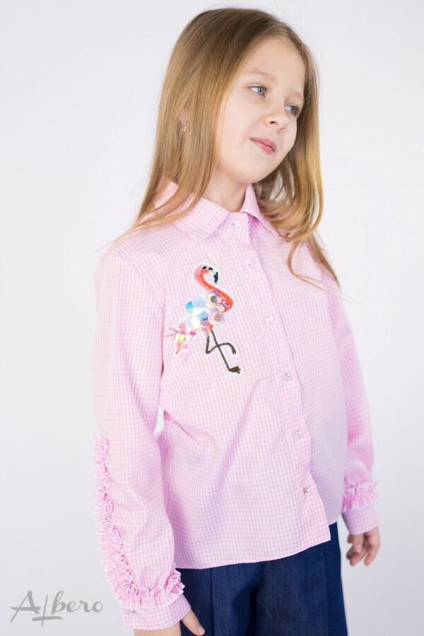 Блузка для девочки Albero Фламинго розовая 5058 - цена
