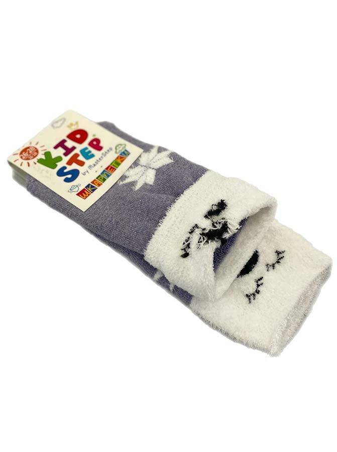 Носки махровые KidStep Мишка сиреневые арт.0531 - фото