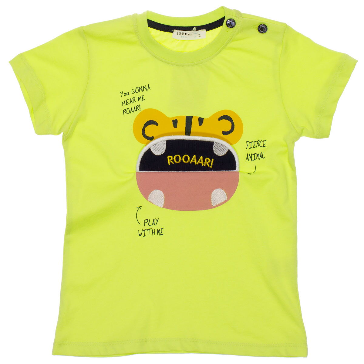 Комплект для мальчика футболка и шорты Breeze салатовый 11810 - размеры