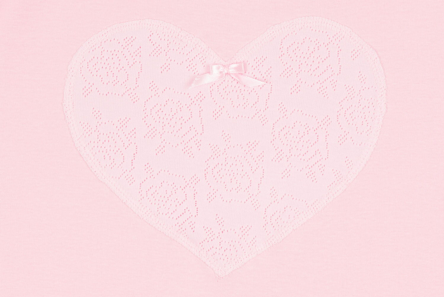 Сорочка женская VVL Сердце розовая 356 - картинка