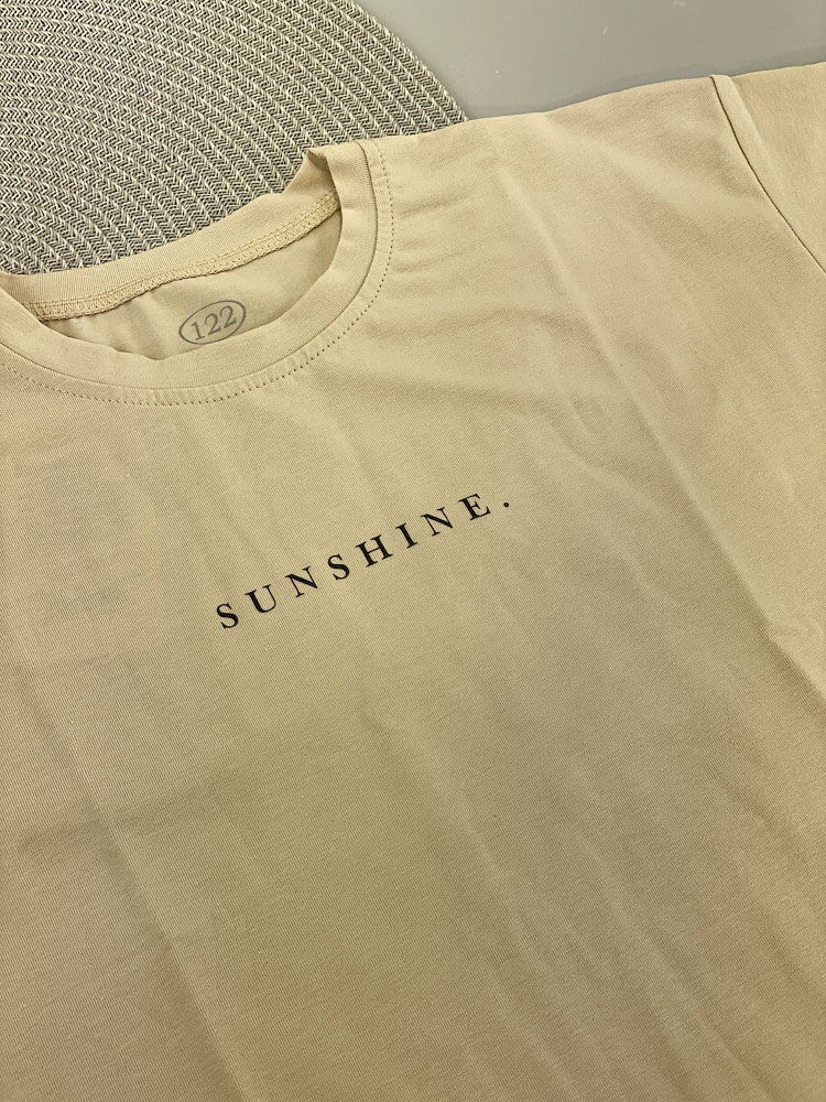 Футболка детская Фламинго Sunshine бежевая 1005-417 - размеры