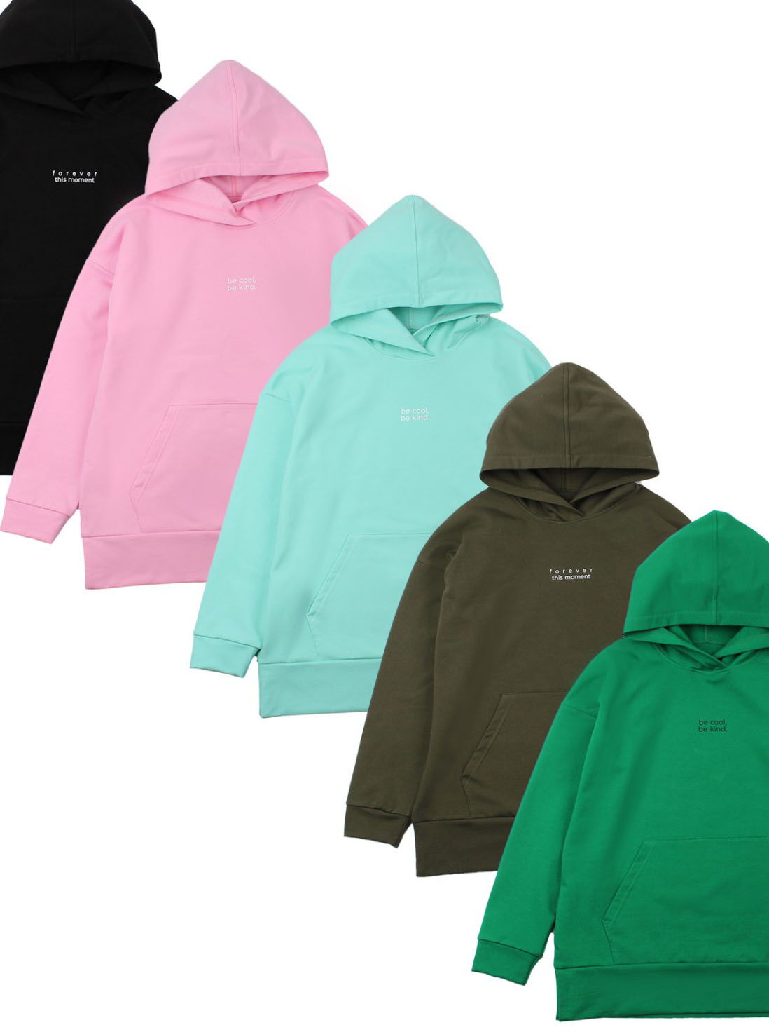 Кофта-худи для девочки Фламинго хаки 892-311 - фото