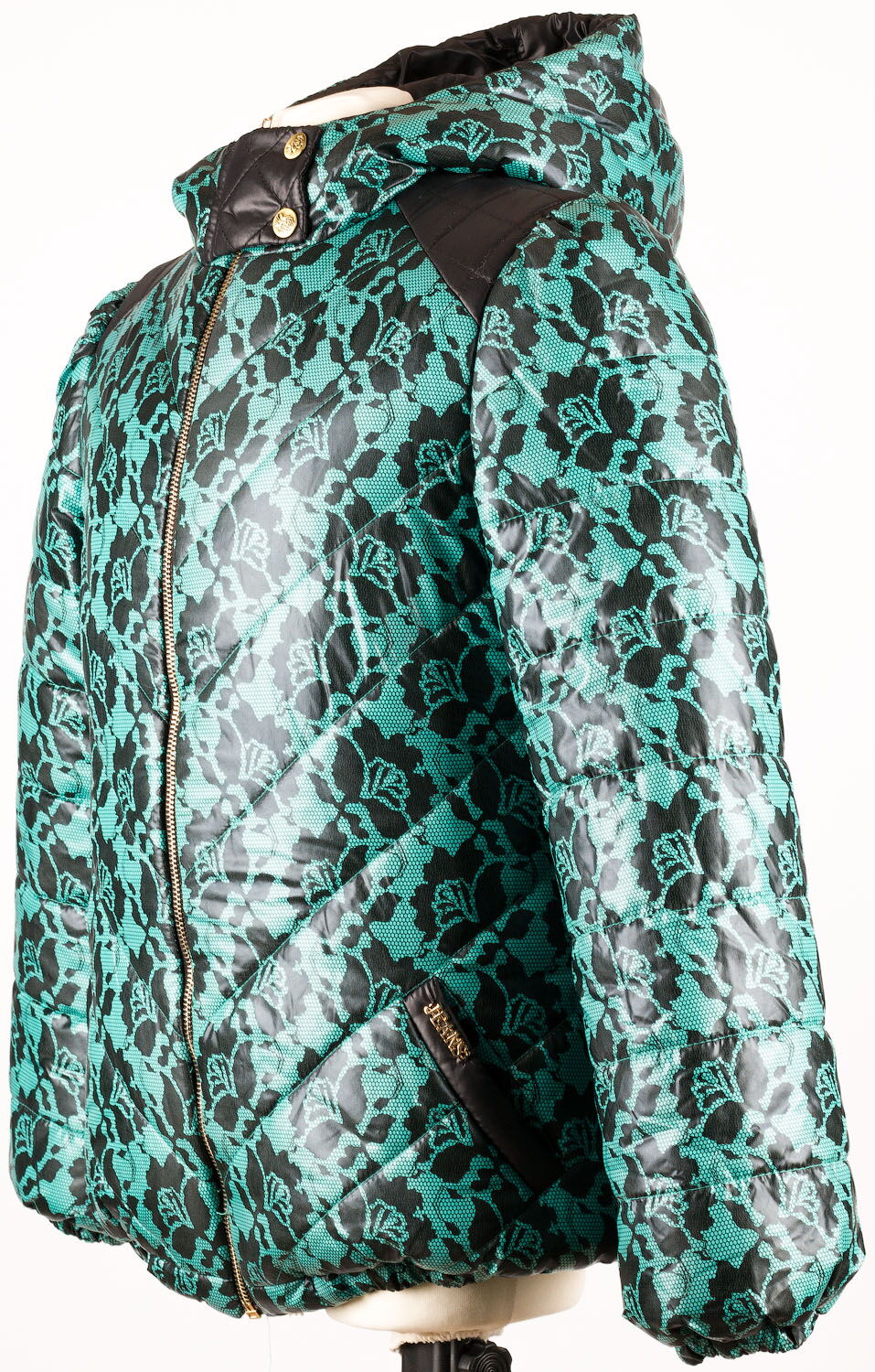 Куртка зимняя для девочки Одягайко зеленая 2529 - цена